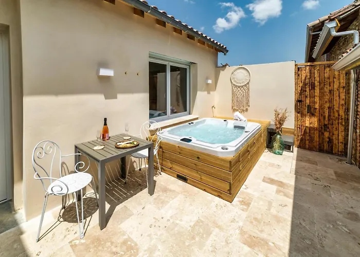 アパート L'alcove - Spa&sauna Prive - Oliveraie D'eurocentre Castelnau-dʼEstrétefonds